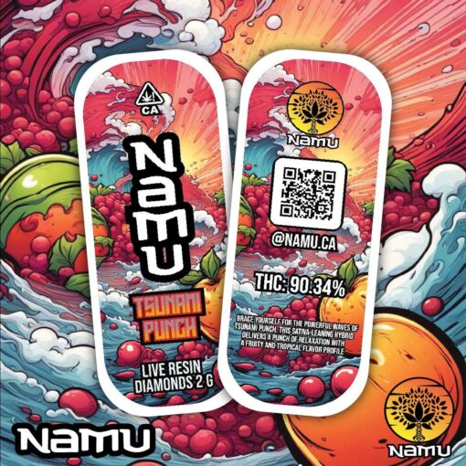 Namu 2g Tsunami Punch Live Resin Disposable available for sale in stock at affordable prices buy in bulk at best discount prices