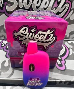 Sweetz 2G Purple Push Pop Disposable available for sale in stock at affordable prices buy in bulk at best discount prices