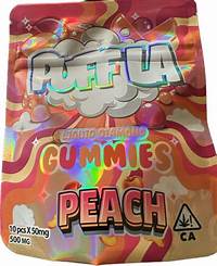 Puff La Peach Liquid Diamond Gummies 500MG available for sale in stock at affordable prices buy in bulk at best discount prices