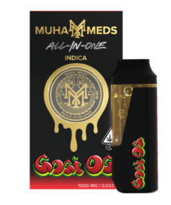 Muha Meds All In One Gogi OG Indica available for sale in stock at affordable prices buy Muha Meds All In One Gogi OG Indica in bulk at best discount prices