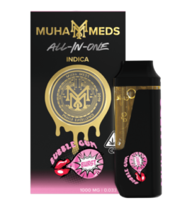 Muha Meds All In One Bubble Gum Indica available for sale in stock at affordable prices buy in bulk at best discount prices
