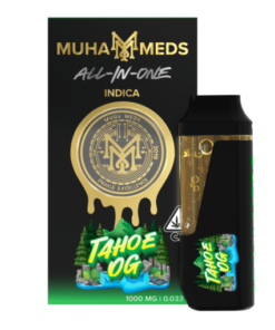 Muha Meds All In One Tahoe OG Indica available for sale in stock at affordable prices buy in bulk at best discount prices