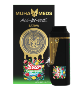 Muha Meds All In One Sour Watermelon Squirt Sativa available for sale in stock at affordable prices buy in bulk at best discount prices